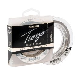 Шнур плетеный Team Salmo Tioga (0.242мм, 12кг) 150м Silver Grey 