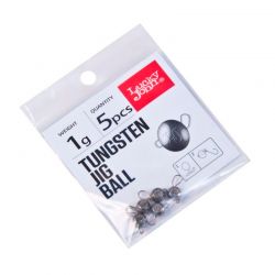 Вольфрамовые разборные груз-головки Lucky John Pro Series Tungsten Jig Ball 1г 5шт.