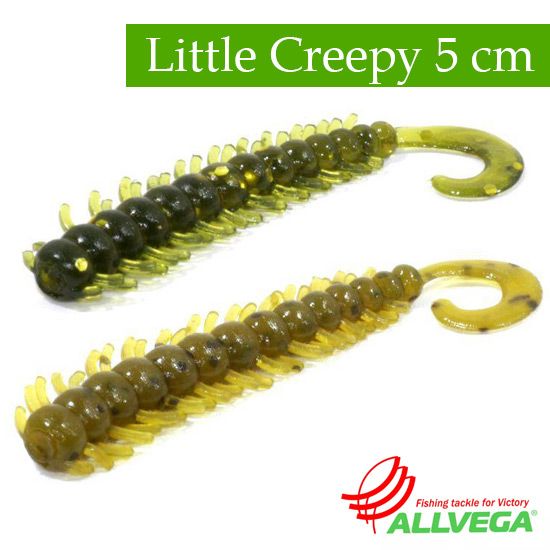 Силиконовые приманки Allvega Little Creepy 5cm