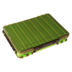Коробка двухсторонняя для воблеров Kosadaka TB-S31B-GRN 27x19x5см, зеленая