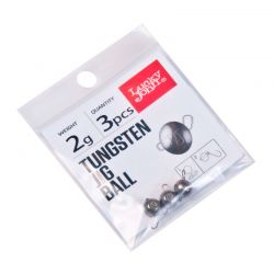 Вольфрамовые разборные груз-головки Lucky John Pro Series Tungsten Jig Ball 2г 3шт.