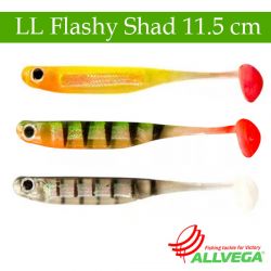 Силиконовые приманки Allvega LL Flashy Shad 11.5cm
