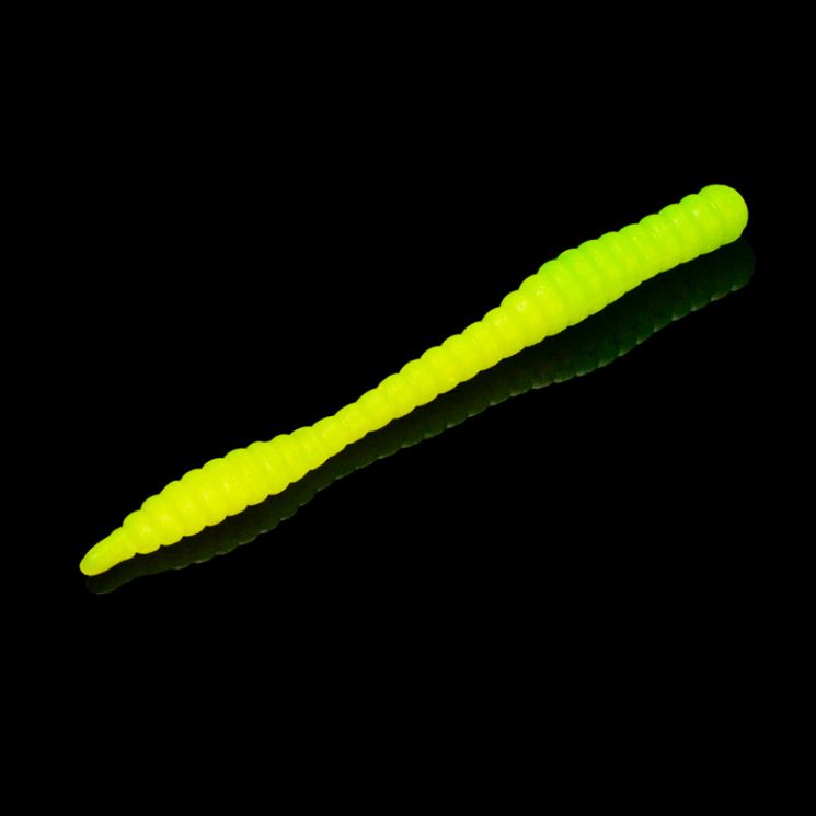 Приманка Soorex Soorex Worm 80мм (1.3г, 6 шт) цвет 306 Шартрез-Лимон, аромат - Слива