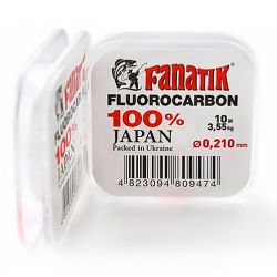 Флюорокарбоновая леска Fanatik Fluorocarbon 100% 10м (#1.5) 0.210мм