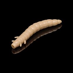 Приманка Soorex King Worm 55мм (1.8г, 7 шт) цвет 129 Бежевый, аромат - Зеленое яблоко