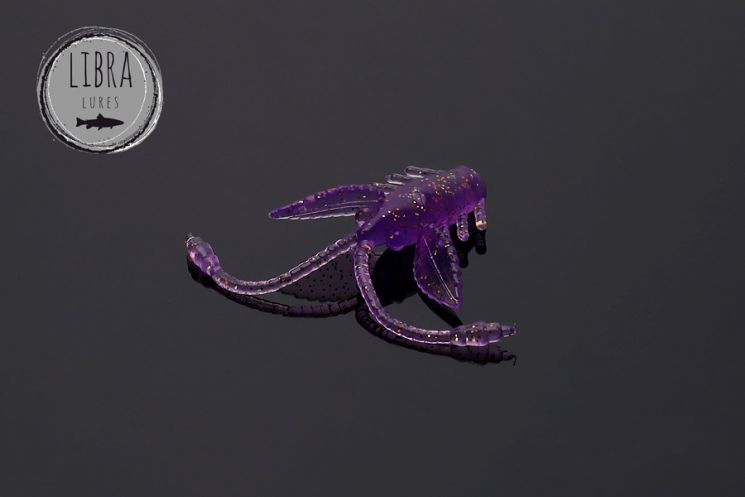 Приманка Libra Lures Pro Nymph 18 (020 Purple with glitter) (Сыр) (1.8см) 15 шт.