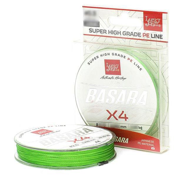 Плетеная леска Lucky John Basara Light Green 150m