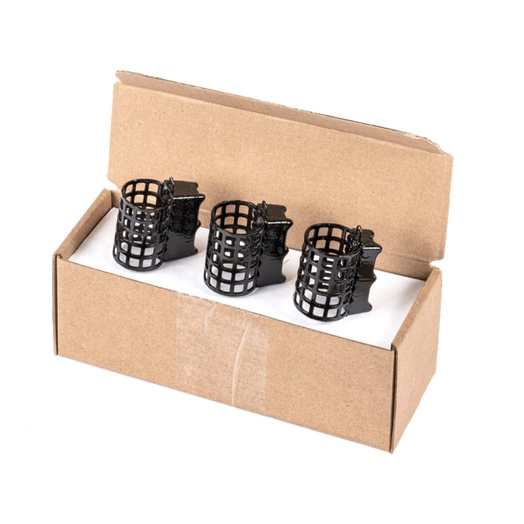 Набор фидерных кормушек Feeder Concept M1 быстрое всплытие река (80,100,120 г) 3шт. коробочная версия