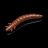 Приманка Soorex King Worm 55мм (1.8г, 7 шт) цвет 131 Коричневый, аромат - Зеленое яблоко