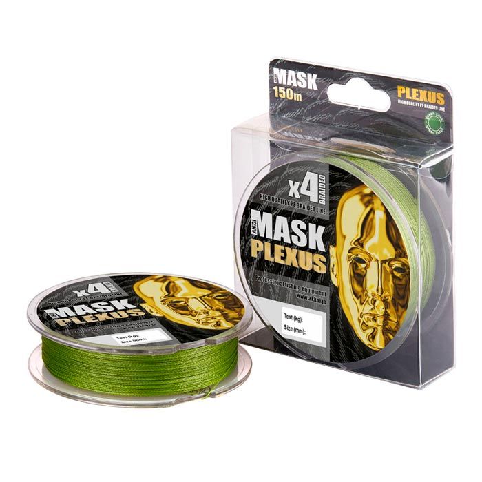 Леска плетеная Akkoi Mask Plexus X4 125м Green (0,18мм)