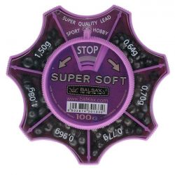 Набор грузил Balsax Super Soft Fiolet 0,64-1,5г (100гр.)