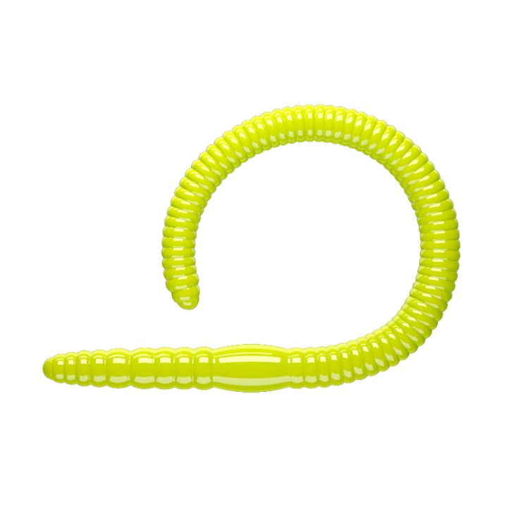Приманка Libra Lures Flex Worm 95 (006 Hot Yellow) (Сыр) (95мм) 10 шт.
