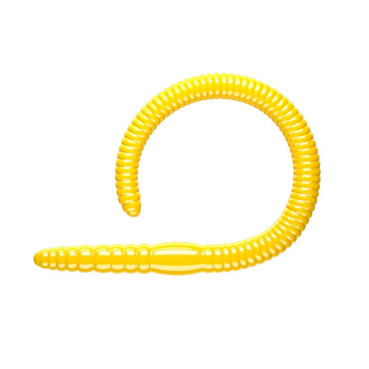 Приманка Libra Lures Flex Worm 95 (007 Yellow) (Сыр) (95мм) 10 шт.