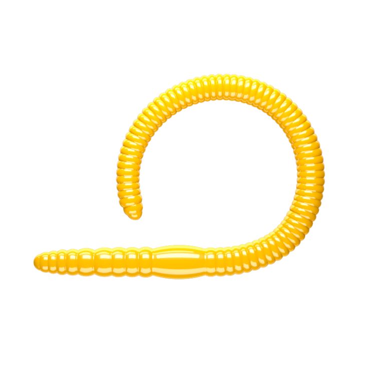 Приманка Libra Lures Flex Worm 95 (008 Dark Yellow) (Сыр) (95мм) 10 шт.