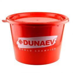 Ведро для прикормки Dunaev 18 литров с крышкой