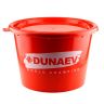 Ведро для прикормки Dunaev 18 литров с крышкой, красное