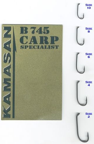  Крючок одинарный Kamasan Carp Specialist В 745 10 шт.