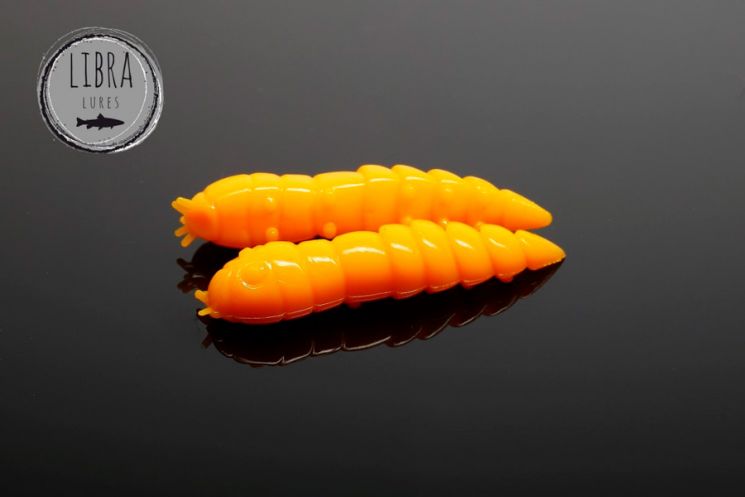 Приманка Libra Lures Kukolka 27 (008 Dark yellow) (Сыр) (2,7см) 15 шт.