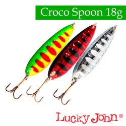 Блесна Lucky John Croco Spoon 67mm/18g