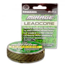 Лидкор Kosadaka Mirage Leadcore 10м 45lb зеленый/черный