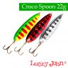 Блесна Lucky John Croco Spoon 77mm/22g