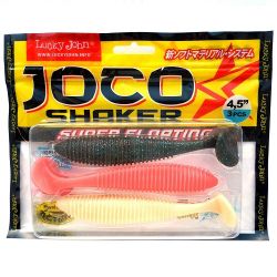 Силиконовые приманки Lucky John Pro Series Joco Shaker 4.5″ (114мм, 3шт) MIX1
