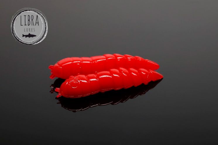 Приманка Libra Lures Kukolka 27 (021 Red) (Сыр) (2,7см) 15 шт.