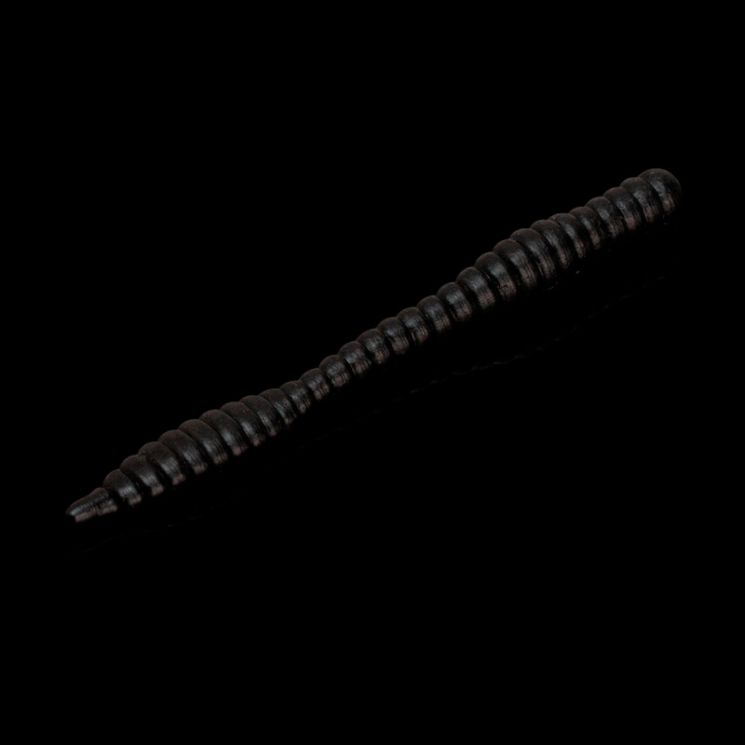 Приманка Soorex Soorex Worm 80мм (1.3г, 6 шт) цвет 102 Черный, аромат - Банан