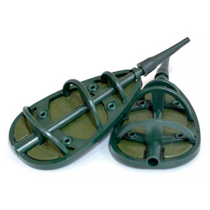 Кормушка Fishing ROI Flat Feeder поликарбонат 25г, зелёная