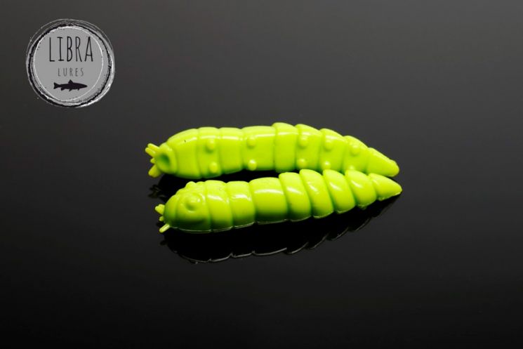 Приманка Libra Lures Kukolka 27 (027 Green apple) (Сыр) (2,7см) 15 шт.