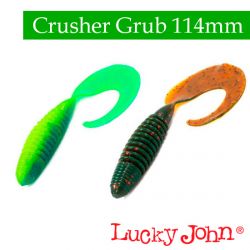Силиконовые приманки Lucky John Pro Series Crusher Grub 4.5″