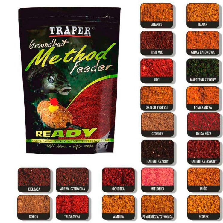 Прикормка Traper Method Feeder Ready 750 g