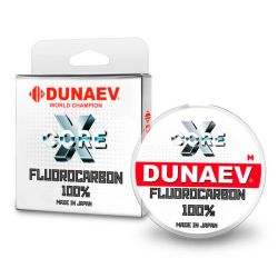 Леска Dunaev X-Core Fluorocarbon (0,097мм, 0,75кг) 30м прозрачная