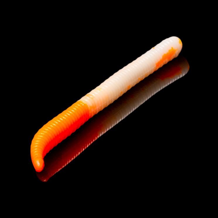 Приманка Soorex Jam Pro 65мм (1.3г, 7 шт) цвет 301 Белый-Оранжевый, аромат - Голубика