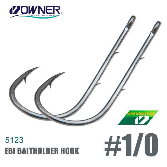 Крючки Owner 5123 Ebi Baitholder Hook №1/0 купить по цене 295 руб