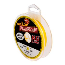 Леска плетеная WFT Plasma Laser Skin KG (0,10мм, 12кг) 150м Yellow