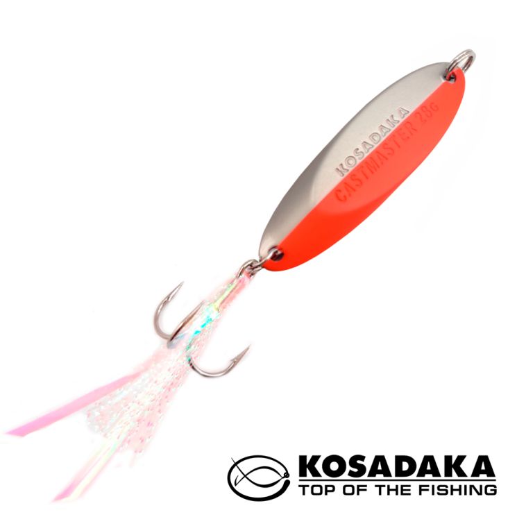 Блесна Kosadaka Castmaster 28г SIL/OR (матовое серебро/оранжевый)
