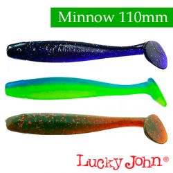 Силиконовые приманки Lucky John Pro Series Minnow 4.4″