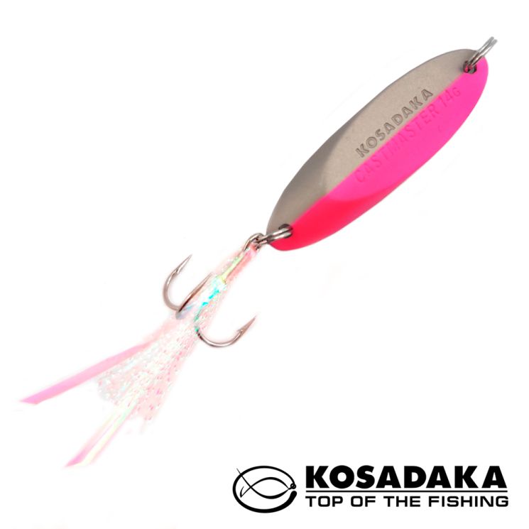 Блесна Kosadaka Castmaster 28г SIL/PN (матовое серебро/розовый)
