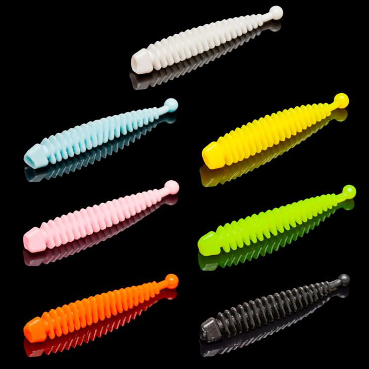 Приманка Soorex Tail 64мм (1.5г, 6 шт) цвет 108 Микс 1, аромат - Тутти-Фрутти