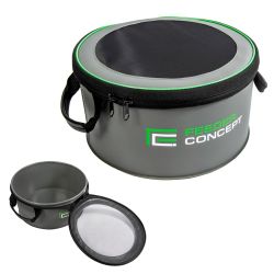 Ведро для прикормки и насадки Feeder Concept EVA Worm & Groundbait Buckrt 12л