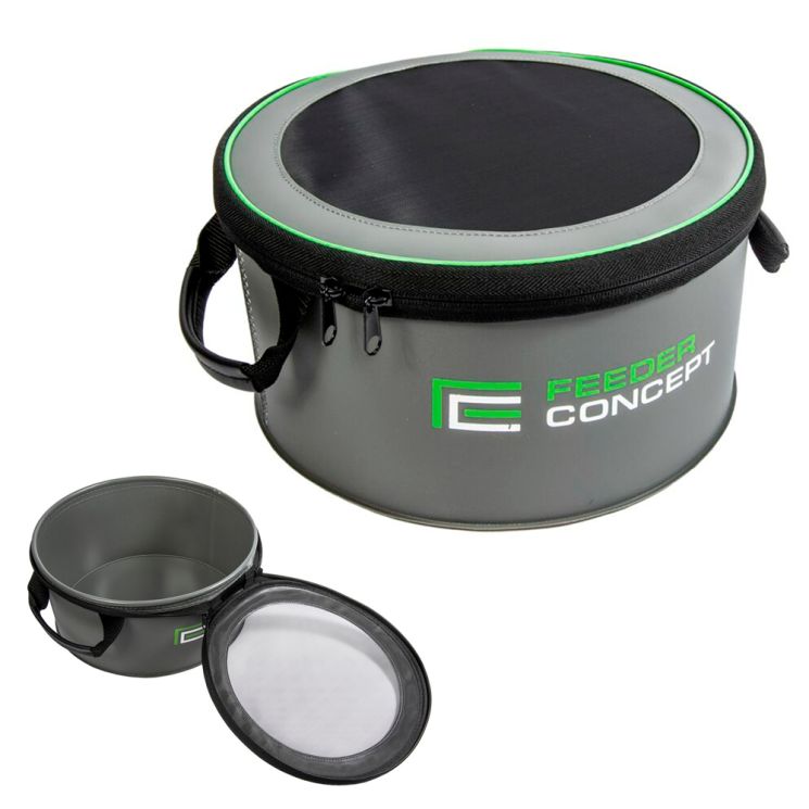 Ведро для прикормки и насадки Feeder Concept EVA Worm & Groundbait Buckrt 12л