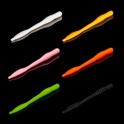 Приманка Soorex Soorex Worm 80мм (1.3г, 6 шт) цвет 108 Микс 1, аромат - Голубика