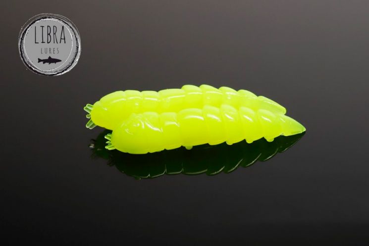 Приманка Libra Lures Kukolka 27 (006 Hot yellow) (Криль) (2,7см) 15 шт.