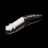 Приманка Soorex King Worm 55мм (1.8г, 7 шт) цвет 309 Белый-Черный, аромат - Тутти-Фрутти