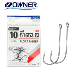 Крючки Owner 51653 Float Rigger №12 13шт.