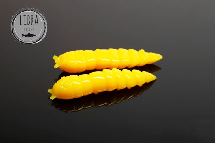 Приманка Libra Lures Kukolka 27 (007 Yellow) (Криль) (2,7см) 15 шт.