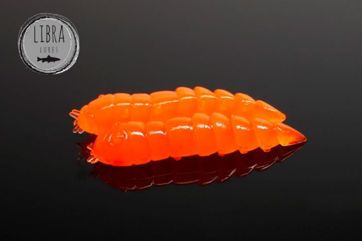 Приманка Libra Lures Kukolka 27 (011 Hot orange) (Криль) (2,7см) 15 шт.