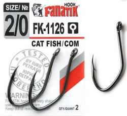 Одинарный крючок Fanatik FK-1126 Cat Fish-Com