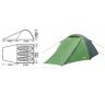 Палатка туристическая 3-х местная Campack-Tent Forest Explorer 3